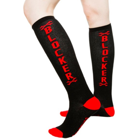 SOURPUSS - ROLLER DERBY SOCKS - BLOCKER - Picture 1 of 1
